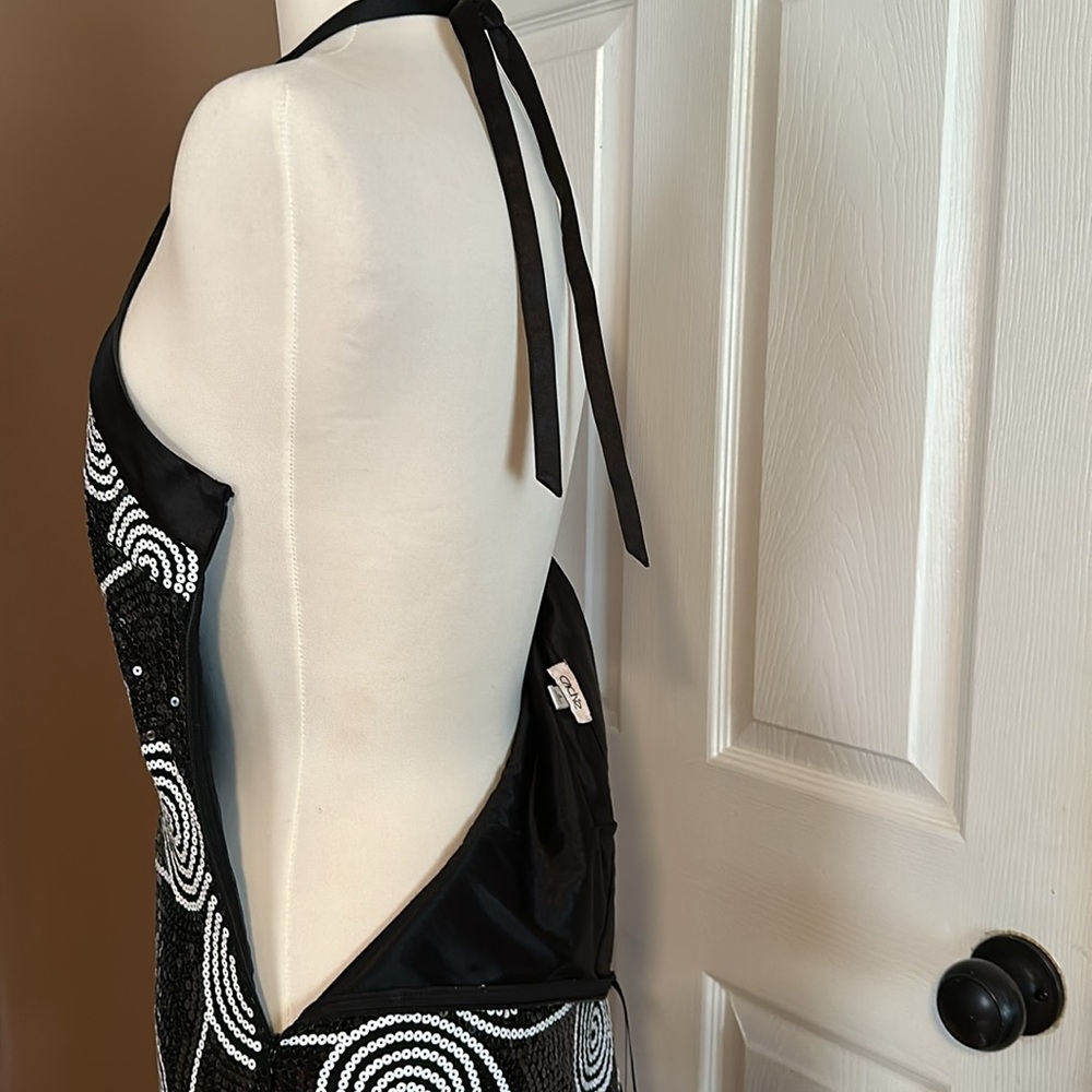 Cache, Size 4, Form Fitting Sequin Evening Dress. - image 8